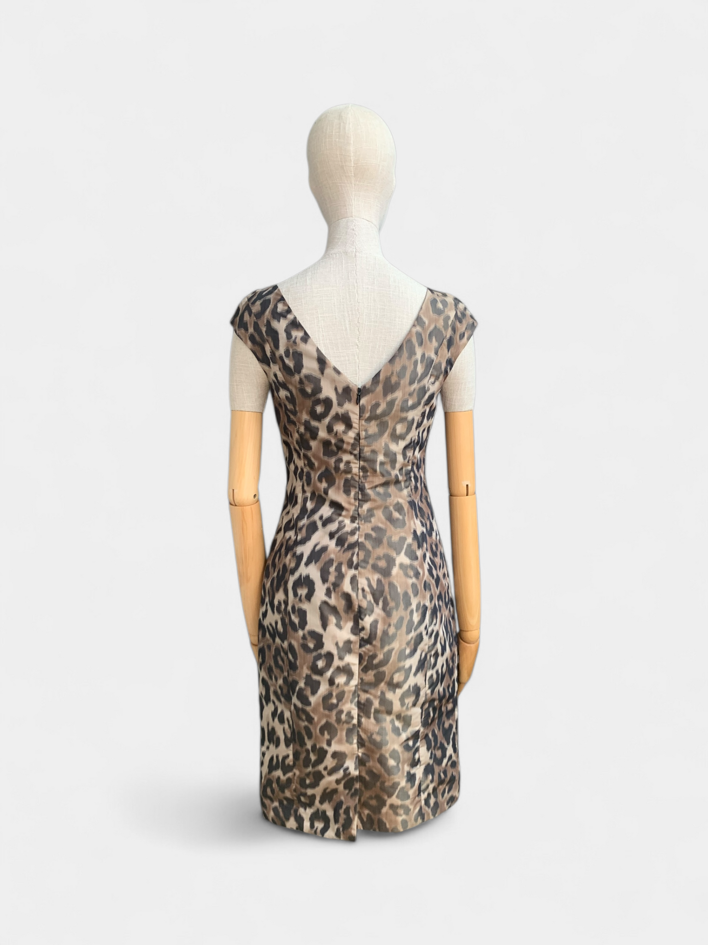 Monique Lhuillier leopard dress