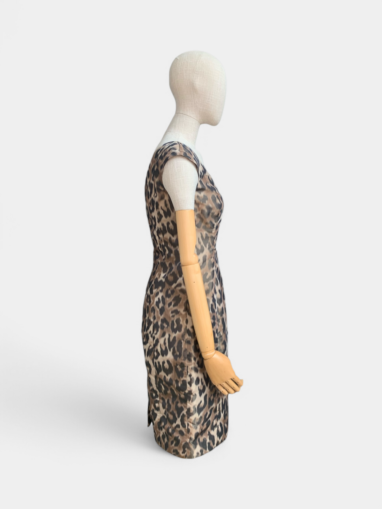 Monique Lhuillier leopard dress