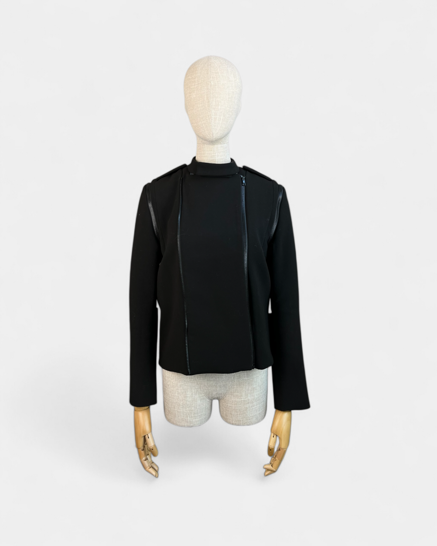 Black zip perfecto Rad Hourani, 2