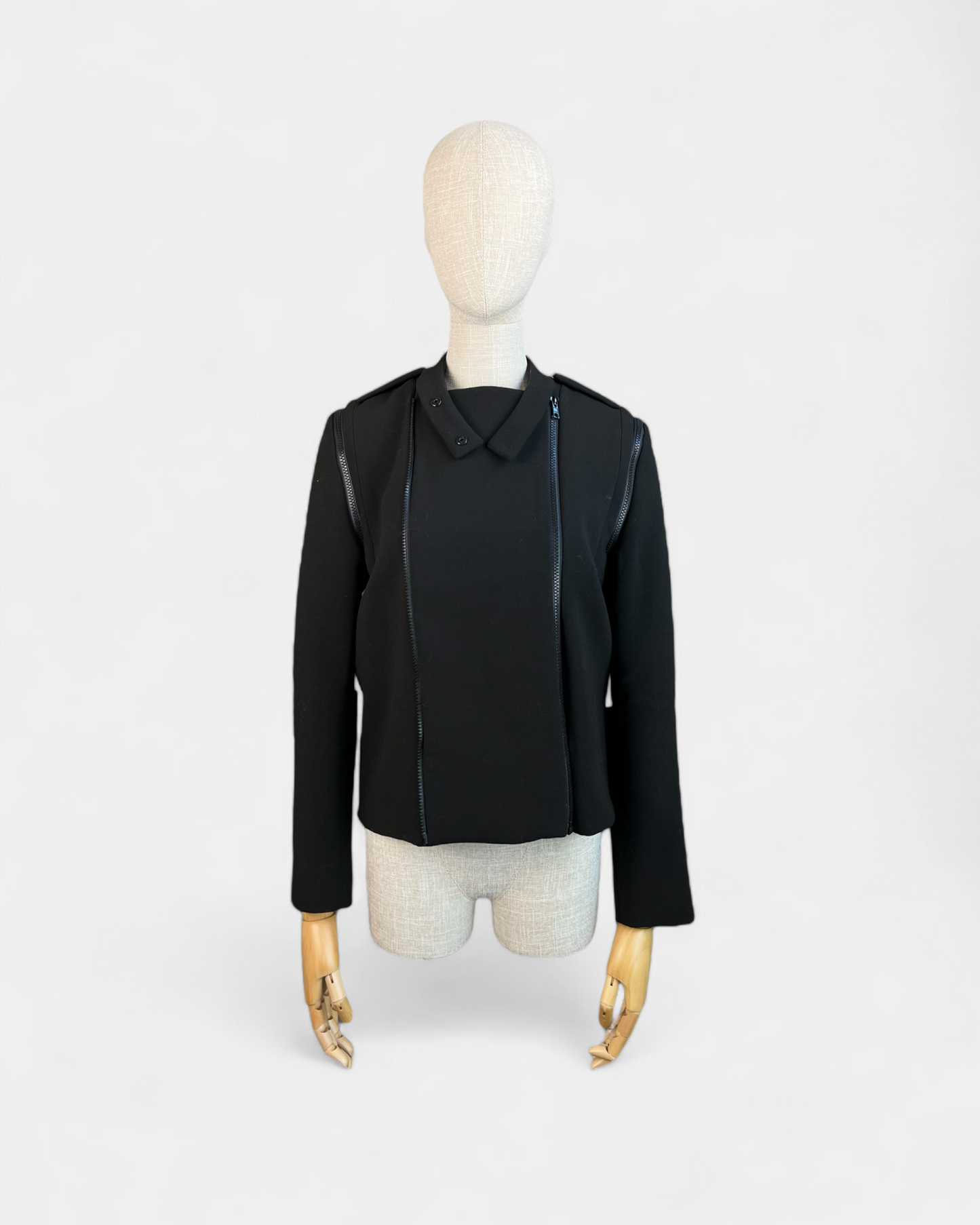 Black zip perfecto Rad Hourani, 2