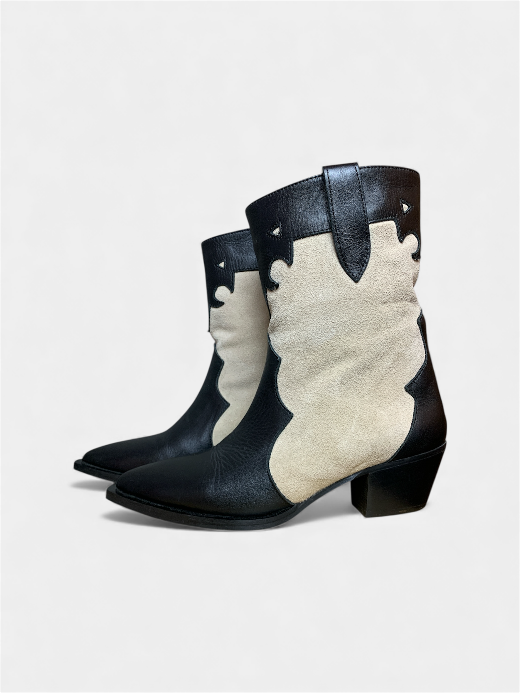 Two-tone Cowboy Boots, Ateliers, size 36