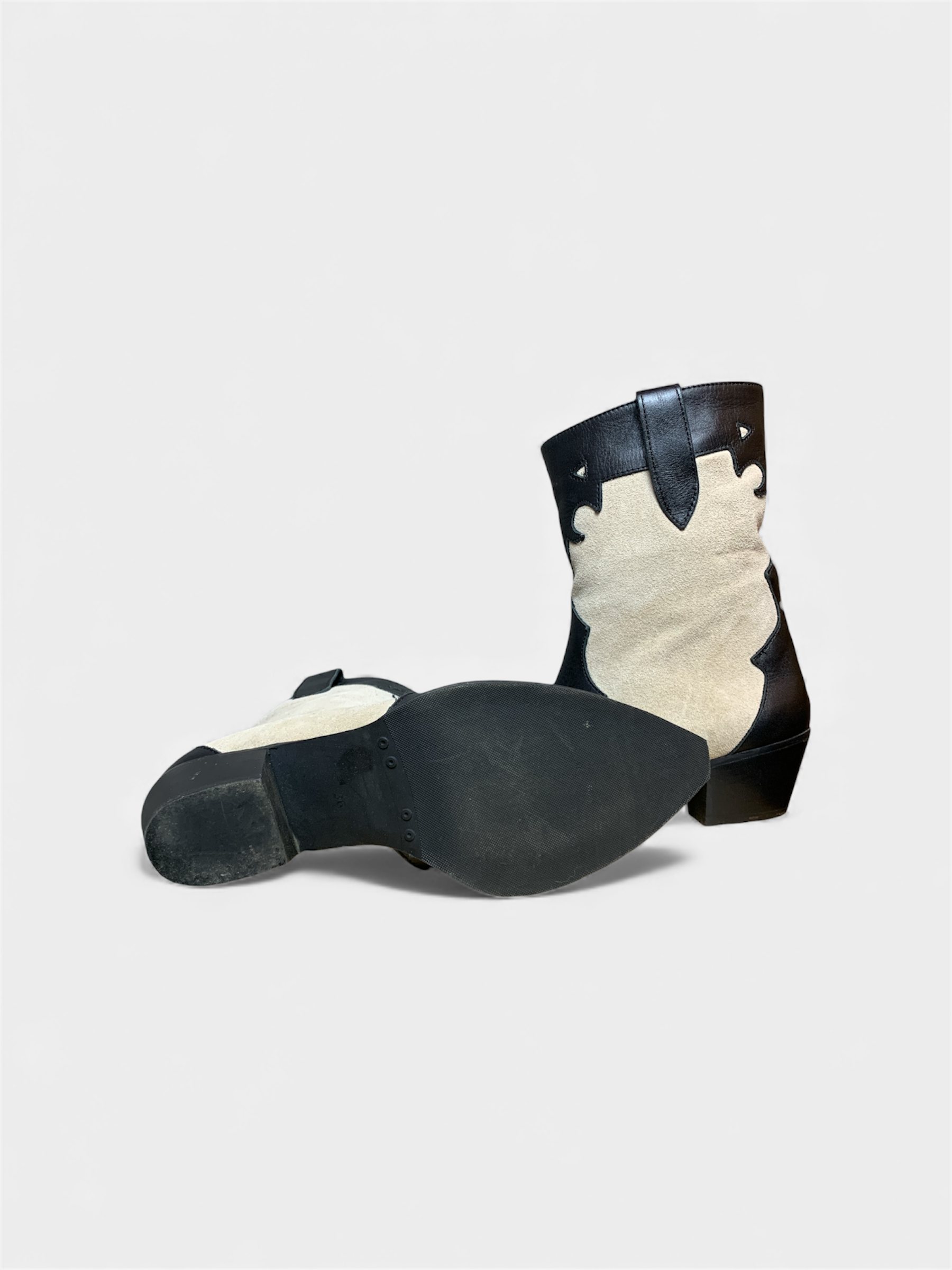 Two-tone Cowboy Boots, Ateliers, size 36