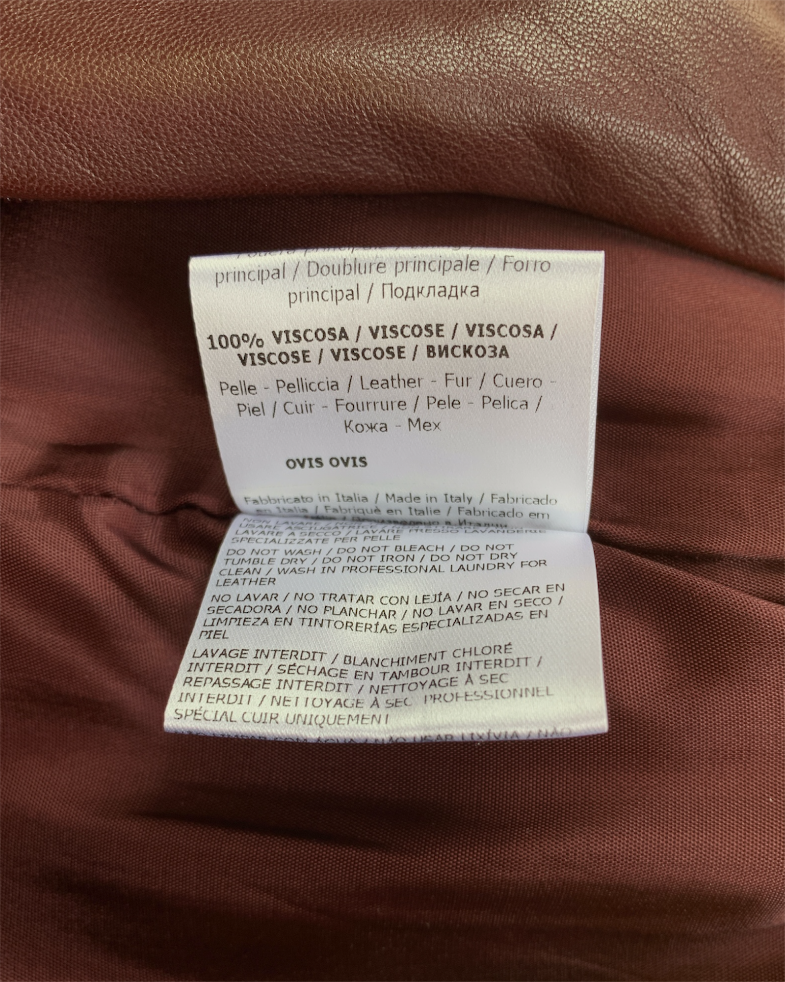 Twinset 100% leather skirt, S