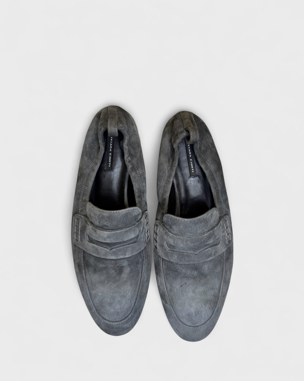 Blue/gray suede loafer Liviana Conti, 37