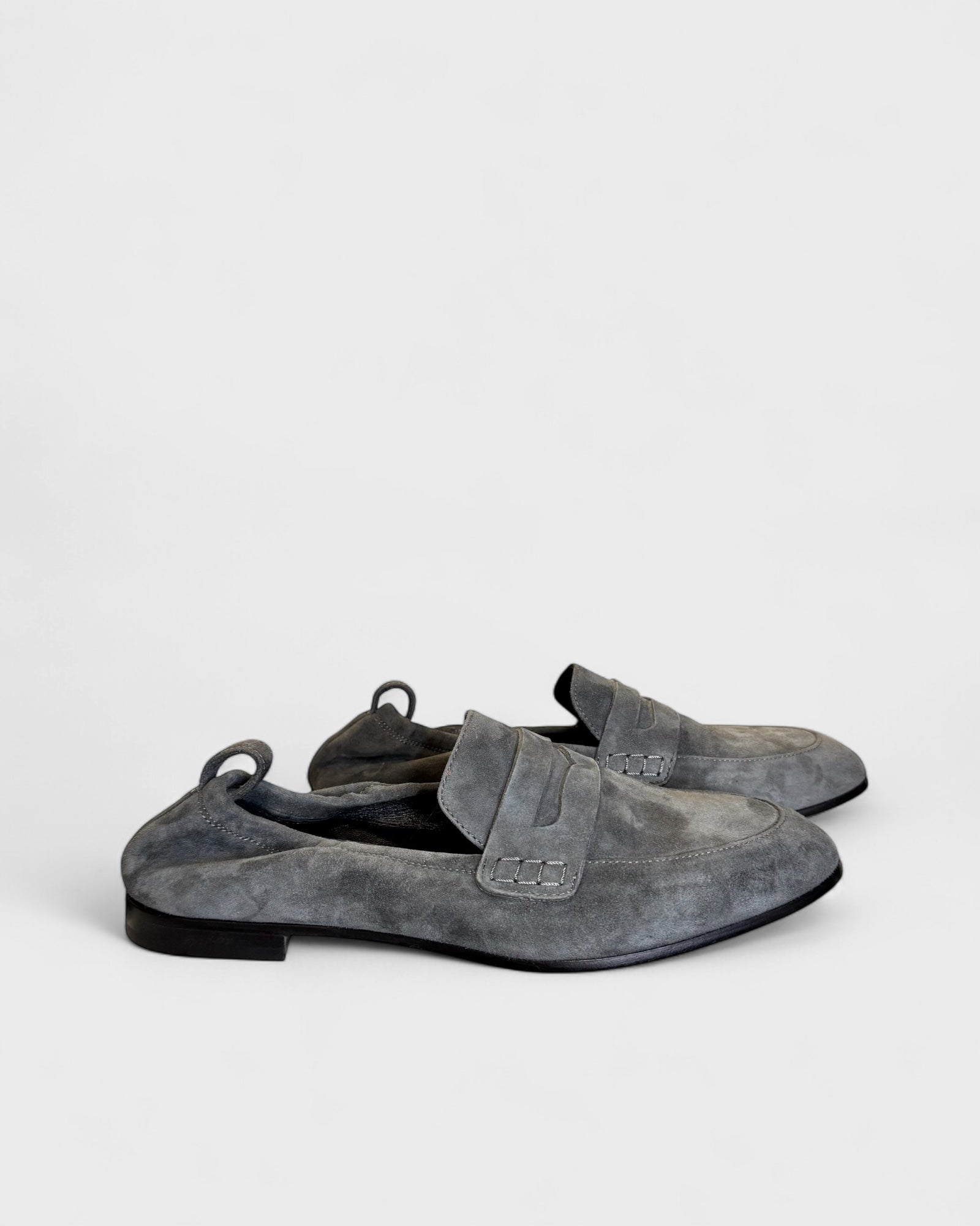 Blue/gray suede loafer Liviana Conti, 37
