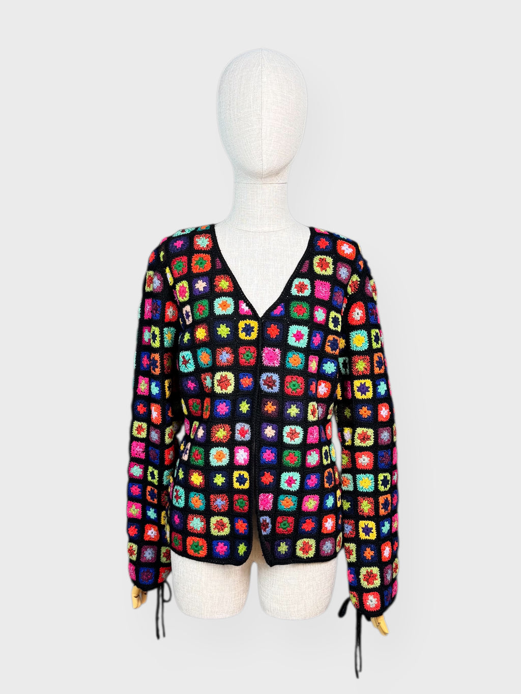 Cardigan crochet multicolore Kenzo Jeans , taille S