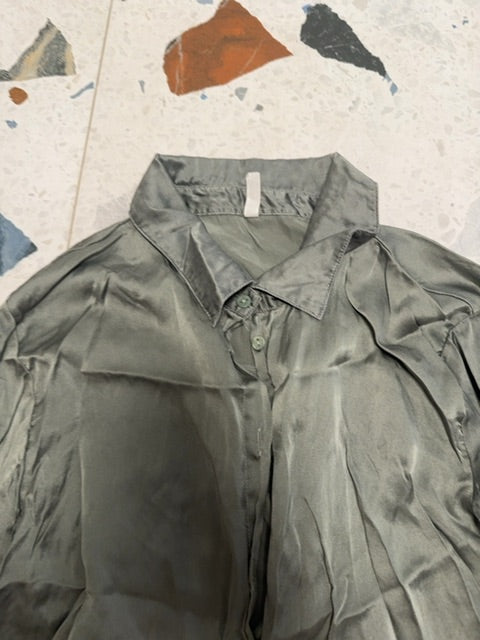 Blouse 100% soie Vert sauge Intimissimi , M