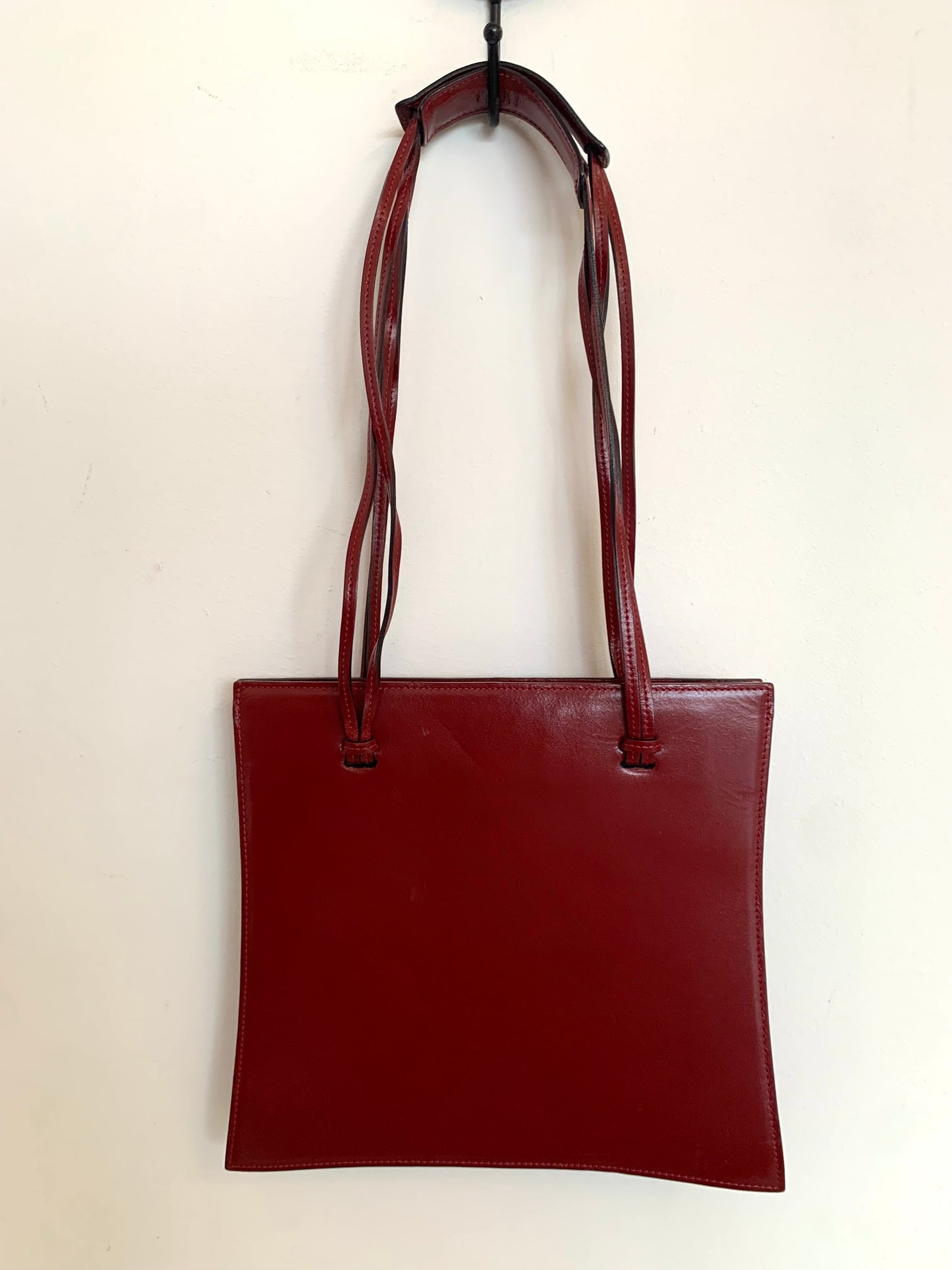Kenzo burgundy leather bag